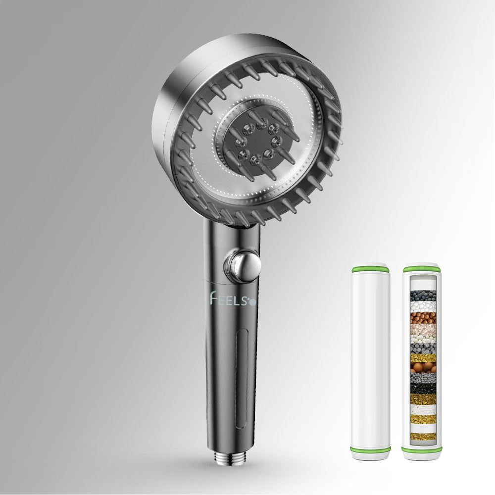 FEELSO DY1S Massage Handheld Filter Showerhead
